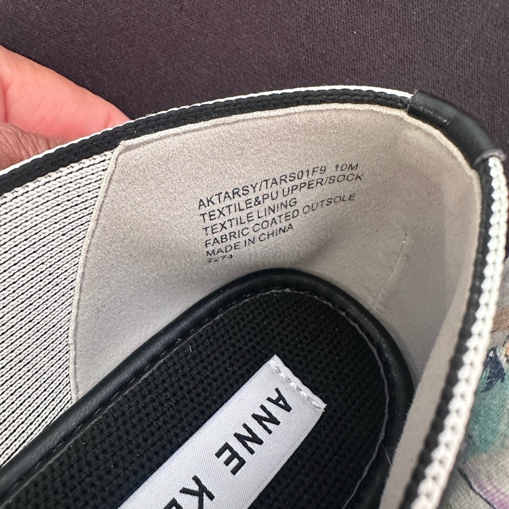 Anne Klein Black and White Loafers - Picture 4 of 5